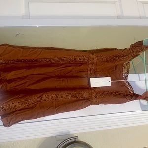 Lush Rust Colored Dress